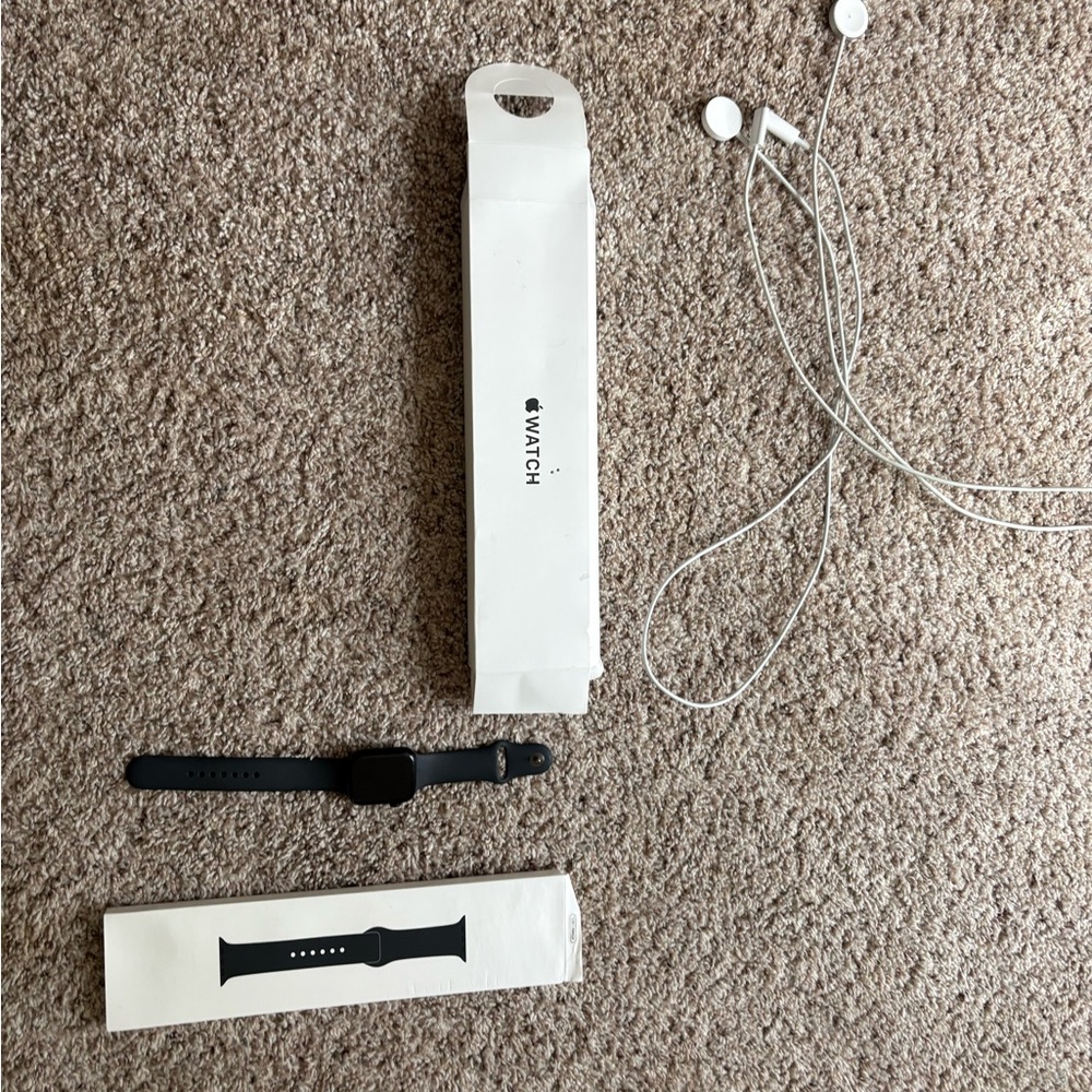 Apple Watch with Black Band